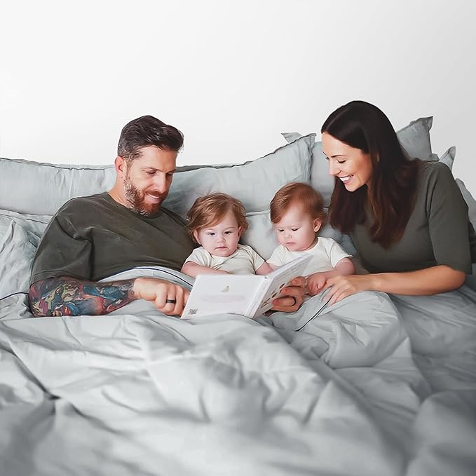 Dream Valley® Outlast® Deepsleep Cooling Comforter, Full/Queen Size, NASA-Grade Space Technology Cooling Blanket for Hot Sleepers Night Sweats, Q-Max > 0.45 Aerocool™ Breathable Ivory, 90"x90"
