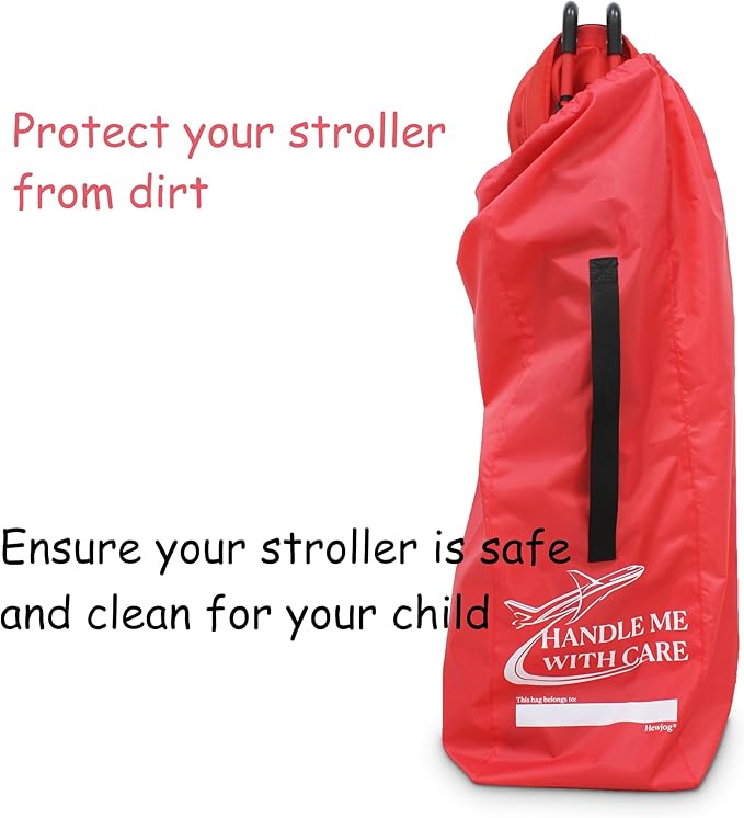 Stroller Travel Bag for Airplane, for Single Umbrella Strollers, Black