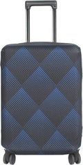 HYPER VENTURE Washable Luggage Cover - Fashion Suitcase Protector Fits 18-22 Inch Luggage (Blue Cube, S)