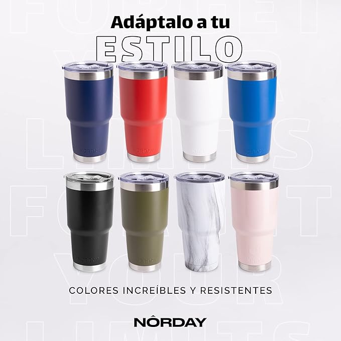 NORDAY | Tumbler with Lid - 30oz - Light Purple Insulated Tumbler - Stainless Steel Tumblers - Double Wall Insulated Travel Coffee Mug for Car Cup Holder - Keeps Temperature for 24hr - Anti Spill Lid