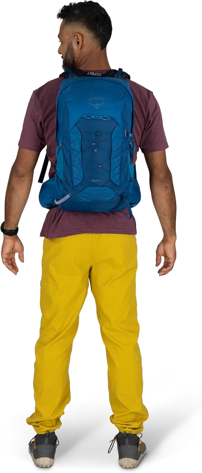 Osprey Talon 11L Men's Lightweight Hiking Backpack with Hipbelt, Green Canopy