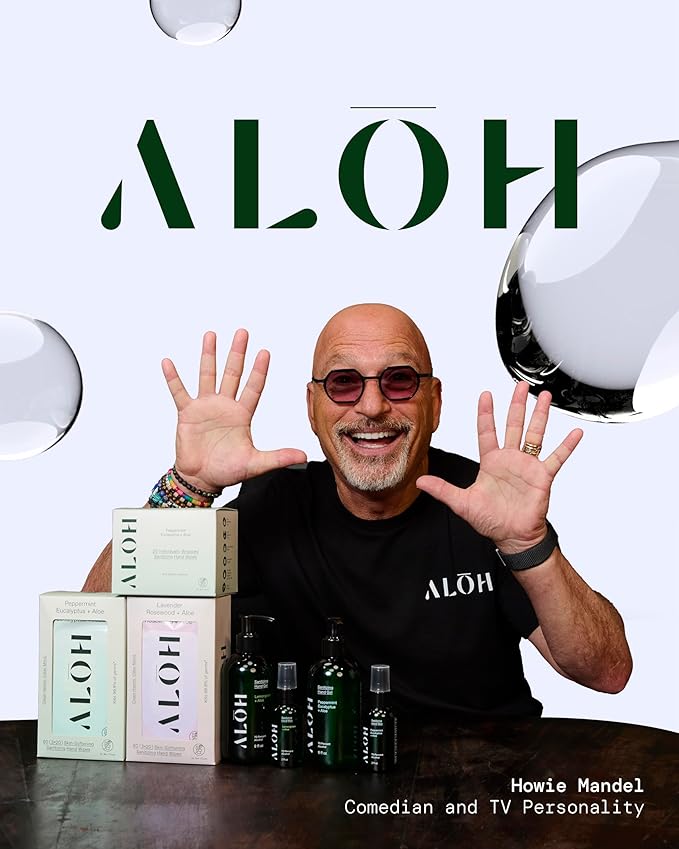 ALŌH Peppermint Eucalyptus + Aloe Sanitizing Hand Wipes - Clean Hands, Clear Mind On The Go Sanitizer for Kids and Adults - Travel Size 3 Pack 20ct Wipes (60 Wipes)