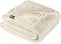 Bare Home Fleece Blanket - Twin/Twin Extra Long - Ultra-Soft Lightweight for Bed, Sofa, and Couch - Luxury Microplush - Cozy Warm Blanket (Twin/Twin XL, Oyster)