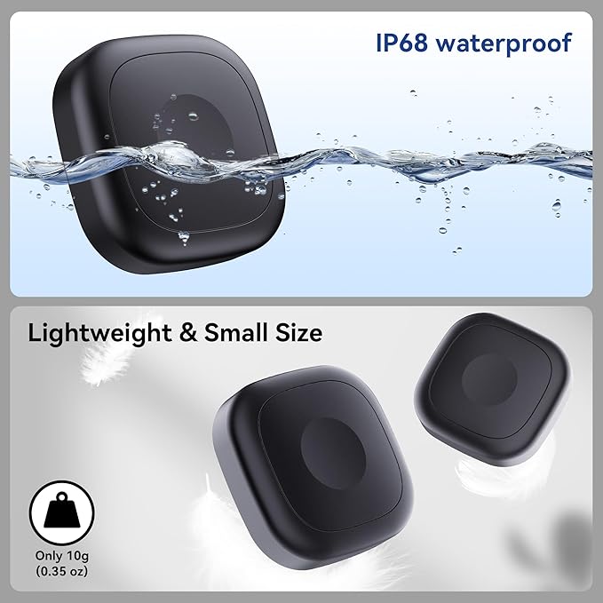 4 Pack for Tile Life360 Mate 2024/2022 Bluetooth Tracker Adhesive Mount, Silicone Waterproof Case with 3M Adhesive Sticker Stick on Car/Bike/Luggage, Hidden Tile Mate Full Protective Holder Anti-Lost