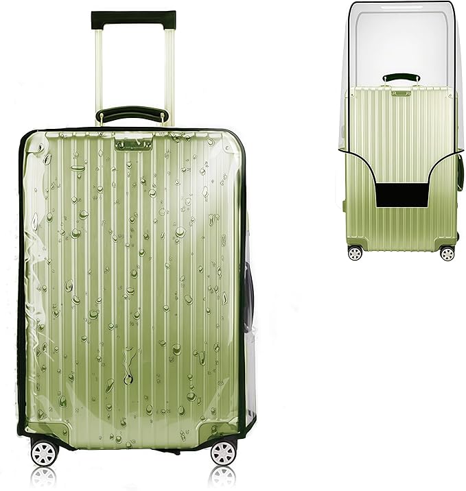 Luggage Cover 28 Inch TSA Approved,Clear 1.5mm Thickness Suitcase Cover for Luggage Suitable 28-29 Inch Suitable for Long Travel Accessories
