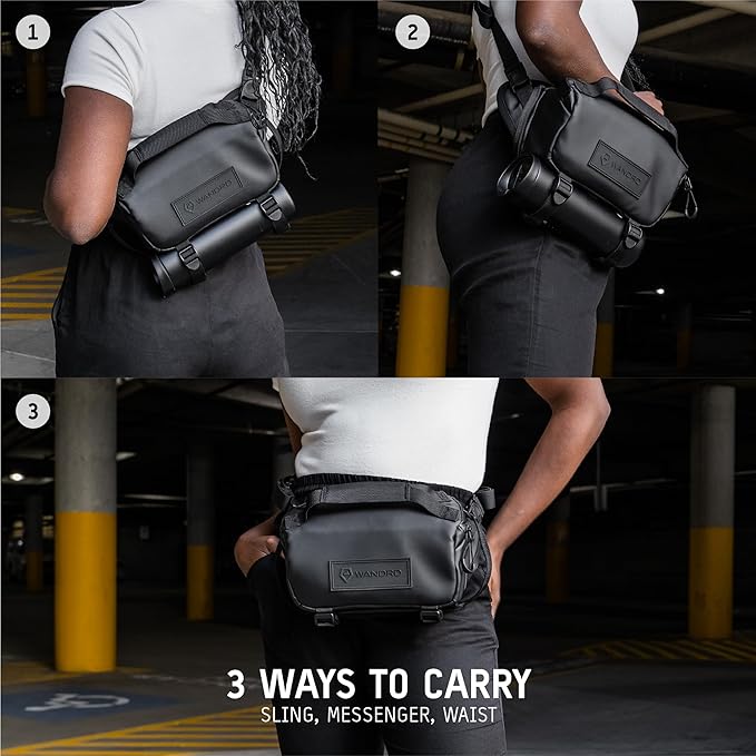 WANDRD ROGUE V1 9L Sling: Compact Camera Sling and Crossbody Bag with Fast Access, 3-Way Carry– Lightweight Everyday Bag Great for Travel, Photography, and Daily Use (Aegean Blue)