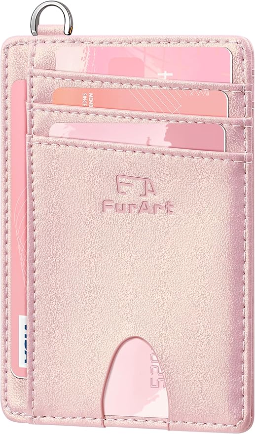FurArt Slim Minimalist Wallet, Front Pocket Wallets, RFID Blocking, Credit Card Holder for Men & Women