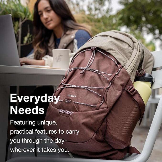 Osprey Quasar 26L Commuter Backpack, Cascade Blue/Coal Grey Heather