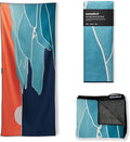 Nomadix Original Towel - Perfect for Beach, Pool, Travel, Camping, Yoga - Made with Recycled Materials - Super Absorbent - Sand Resistant - Big Sur - 72.5x30