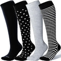LEVSOX Compression Socks for Pregnant Women 20-30 mmHg Knee High Cute Funny Mens Supports Socks for Nurses, Medical, Travel