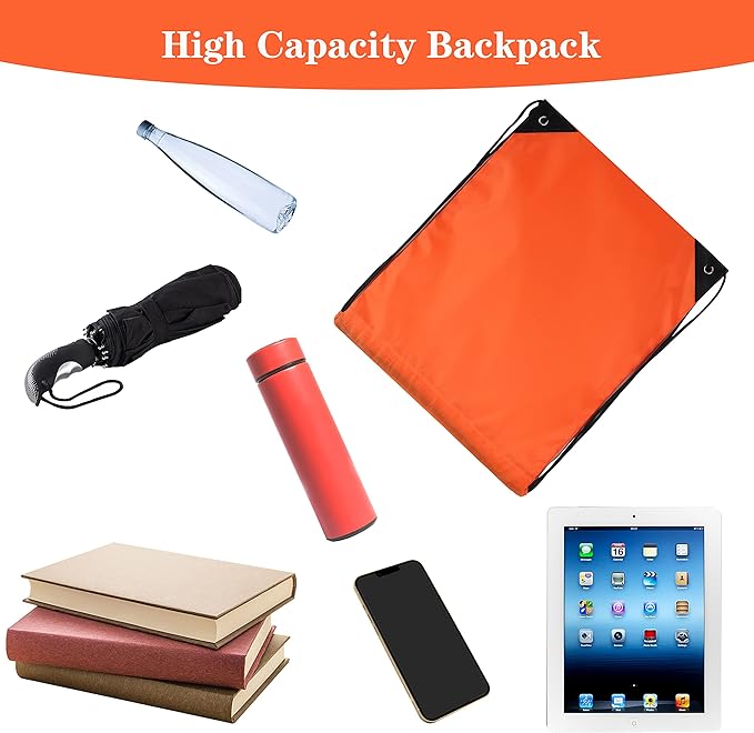 300 Pieces Drawstring Backpack Bags Sports Sackpack Bulk Cinch Gym Bag For Women Men Outdoor Sports Backpack(20 Colors)