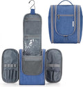 Narwey Small Hanging Travel Toiletry Bag Cosmetic Make up Organizer for Women and Men (Medium, Navy Blue)