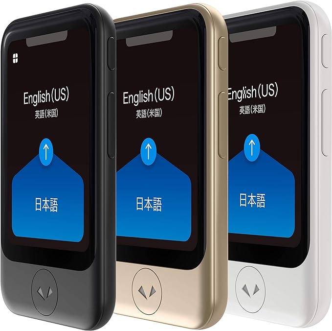 Pocketalk S Two-Way Voice Translator with 2-Year Built-in Data (White)