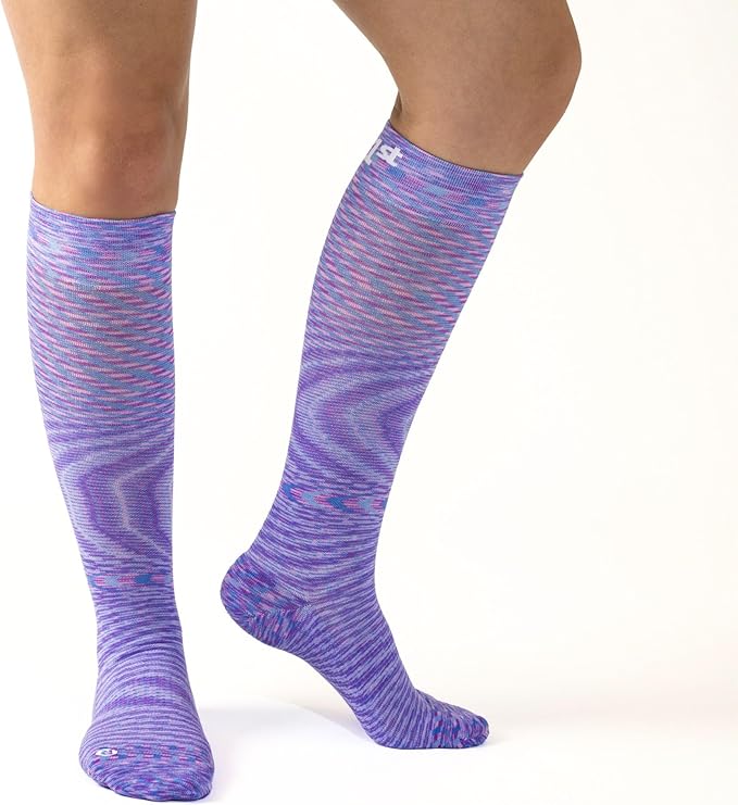 Medical Grade Compression Socks for Men & Women 15-20 mmHg by OrthoSleeve (Galaxy, X-Large)