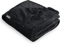 Bare Home Textured Fleece Blanket - Throw/Travel - Ultra-Soft Lightweight for Bed, Sofa, and Couch - Luxury Microplush - Cozy Warm Blanket (Throw/Travel, Chevron Black)