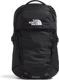 THE NORTH FACE Recon Everyday Laptop Backpack | Daypack with Water Repellent Finish, 16" Laptop Sleeve, 2 Water Bottle Pockets, TNF Black/TNF Black-NPF, One Size