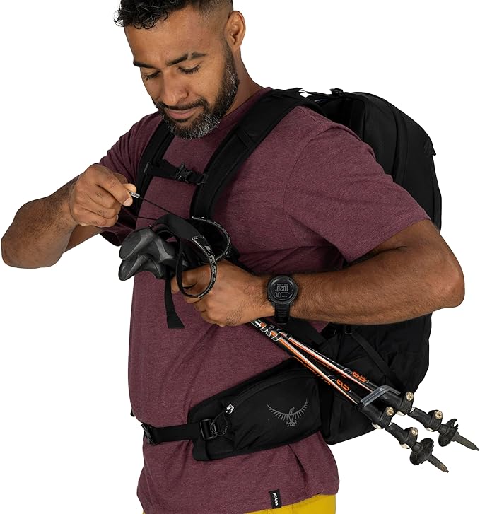 Osprey Talon 22L Men's Lightweight Hiking Backpack with Hipbelt, Green Canopy/Pine Leaf