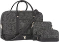 Weekender Bag for Women Canvas Overnight Bag Large Travel Tote Bag Carry on Shoulder Duffle Bag With Shoe Compartment,Perfect for Travel/Daily Use/Birthday Gift …
