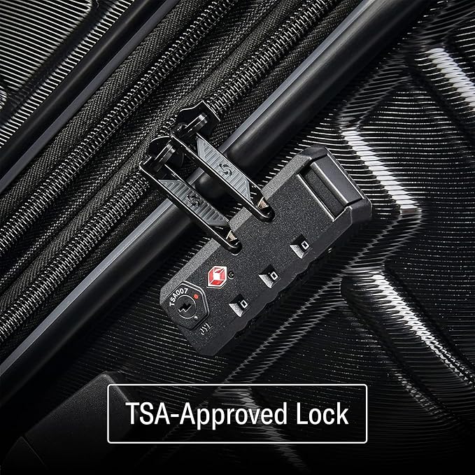 Samsonite Omni 2 Hardside Expandable Luggage with Spinner Wheels, 3-Piece Set (19/24/28), Lagoon Blue
