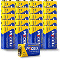 PKCELL 9V Dry Battery (100 Count)– Ultra Long-Lasting 9 Volt Carbon Zinc Battery, 3-Year Shelf Life, Leak-Proof 9V Battery for Smoke Detectors
