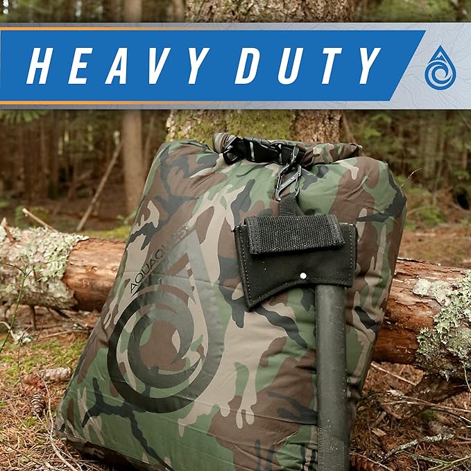 AquaQuest Rogue Dry Bag – 60L Olive Drab – 100% Waterproof Roll Top – Travel Waterproof Bag