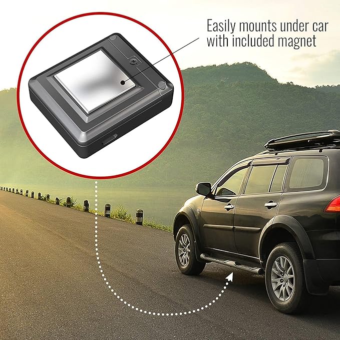 Tracki GPS Tracker for Vehicles, Car, Kids. Subscription Needed. US-Made Tech. 4G LTE GPS Tracking Device. Unlimited Distance, US & Worldwide. Small (Tracker) (Tracker 2 Years Subscription Incl.)