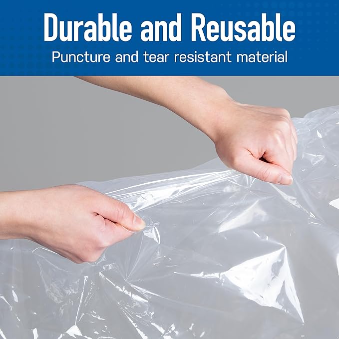 5 Pack Large Vacuum Storage Bags for Comforters, Blankets & Clothes – Vacuum Sealed Compression Bags with Hand Pump – Space Saver Storage Bags for Bedding, Moving, Travel & Organization