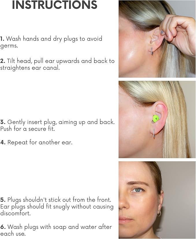 Ear Plugs for Sleeping - Ultra Soft, Multi-Sized – Purple