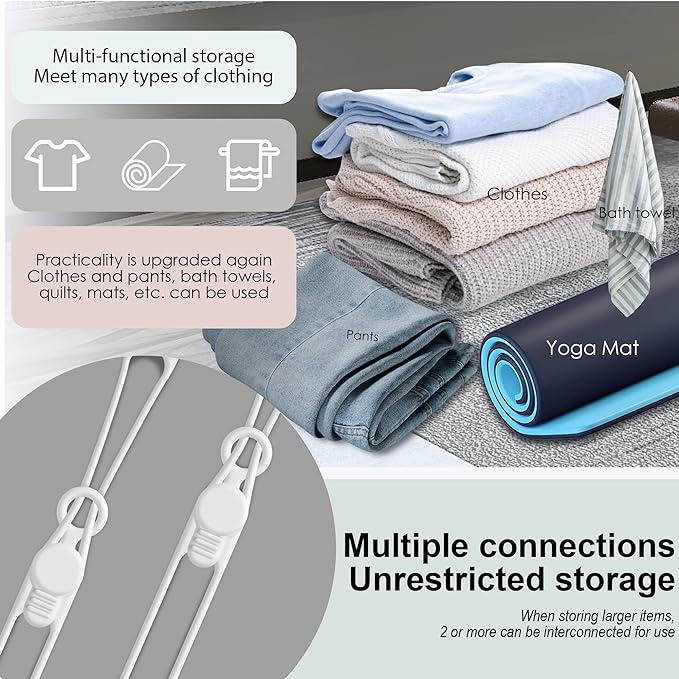 Nearockle 16Pcs Silicone Cable Straps Wire Organizer for Bundling Earphone, Phone Charger, Computer Cords, Reusable Cable Ties Cord Organizer in Home,Office,Kitchen,School(White)