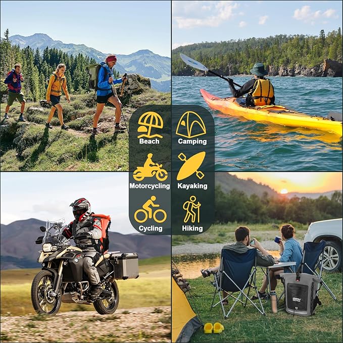 Waterproof Backpack Dry Bag 35L/55L/85L– Heavy Duty Roll-Top Hiking Backpack for Travel, Kayaking, Boating, Camping, Rafting and Fishing