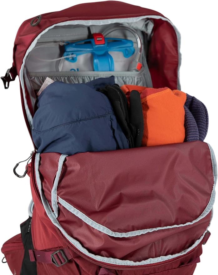 Osprey Hikelite 28L Unisex Hiking Backpack, Black, S/M
