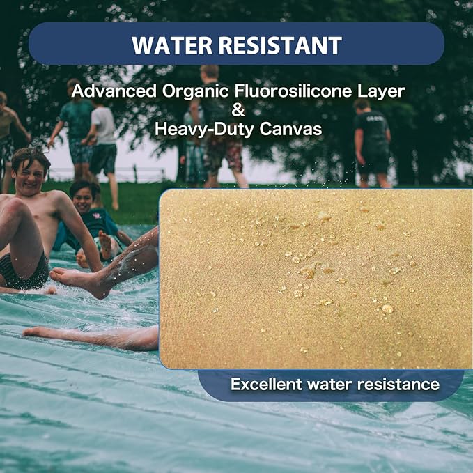 12’x12’ Canvas Tarps Heavy Duty Waterproof Tarpaulins with Aluminum Grommets,UV Resistant, 22Mil Multipurpose Drop Cloth, 14oz Cover Sheet for Outdoor and Indoor Use with Ropes Yellow
