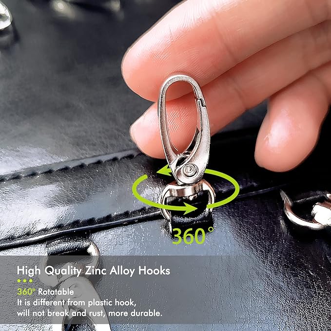 Portable Key Organizer,Zippered Key Organizers Case with 48 Key Hooks and Tags Key Storage,Leather Apartment Manager and Landlord Key Holder,Key Organizer Box for Real Estate Sales,Hotels,Car Service