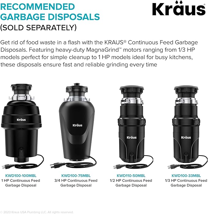KRAUS Kore 28-Inch Undermount Workstation 16 Gauge Single Bowl Stainless Steel Kitchen Sink with Accessories, KWU110-28
