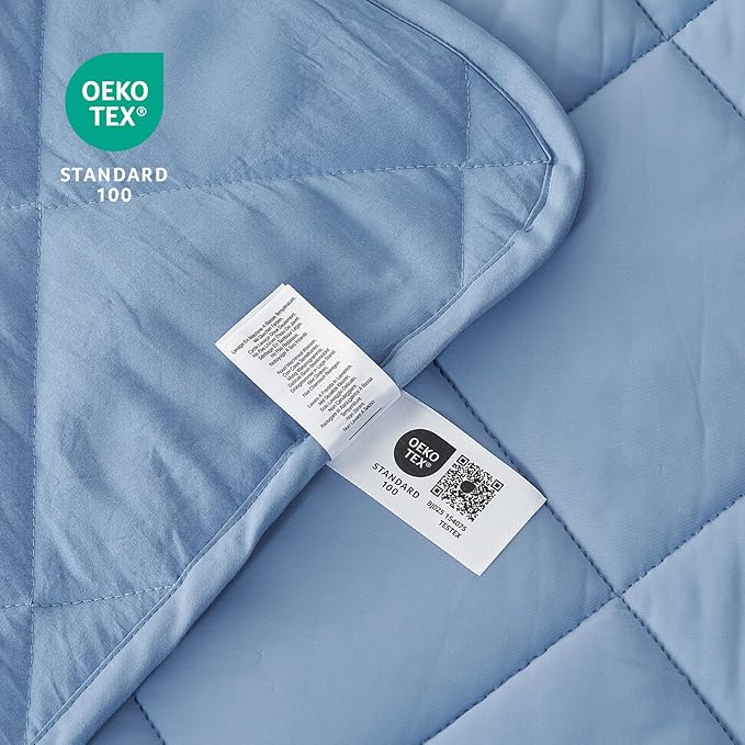 Cozy Bliss Cooling Throw Blanket for Hot Sleepers, Q-Max 0.4 Cooling Comfort 50x70, Cold Blankets for Night Sweats Sleeping, Ultra-Cool Lightweight Breathable Summer Blanket for Bed Travel