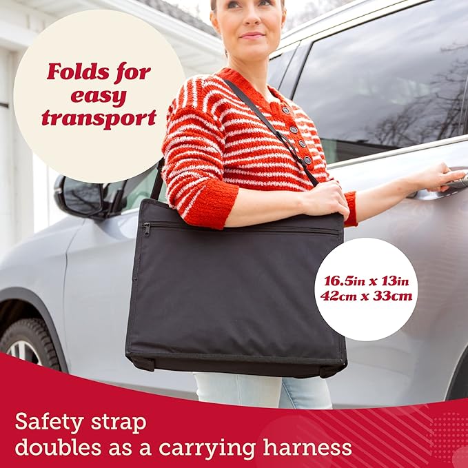 Lusso Gear Kids Travel Tray for Car - Road Trip Essentials for Kids - Car Seat Tray for Toddlers & Kids - for Airplane, Kids Travel Desk, Road Trip Activities (Purple Unicorns)
