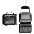 CUBETASTIC Mesh Shower Bag, Hanging Travel Toiletry Bag for Men Women, Portable Quick Dry Shower Organizer Pouch for College Dorm Room Essentials with 3 Compartment