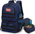 Tactical Double Deck Cooler Backpack for Men,Large Lunch Backpack with 2 Compartment,Soft Cooler Bag
