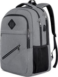 Backpack for Men and Women, School Backpacks for Teen Boys & Girls, Student Bookbag Fits 15.6 Inch Laptop with USB Charging Port, Water Resistant Travel Backpack, Sturdy Anti Theft Computer Bag Gifts
