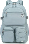 Lohol Water Resistant Backpack with Mulitiple Pockets for School Travel Outdoor College, 15.6 inch Laptop Daypack for Men and Women (Blue)