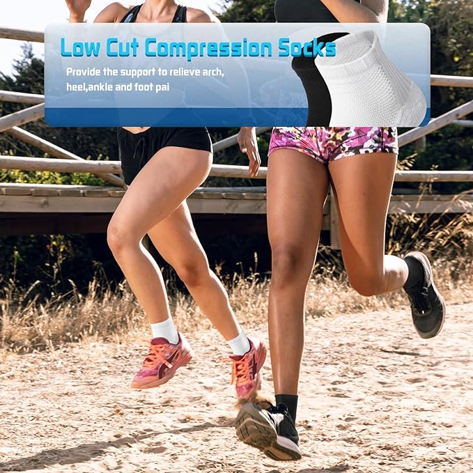 Iseasoo Copper Compression Socks for Men & Women – Plantar Fasciitis Relief, Ankle Support & Circulation – Running & Recovery