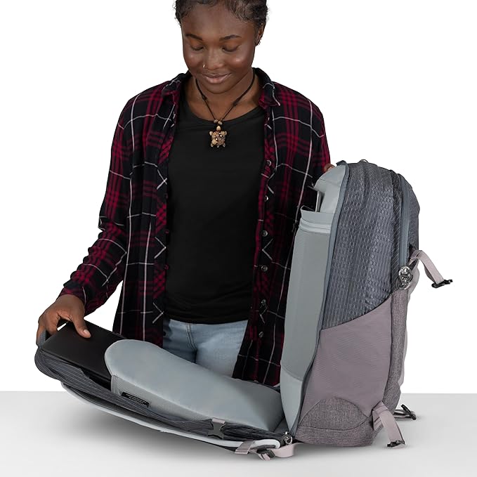 Osprey Nebula Commuter Backpack, Tungsten Soundwave/Grey Heather
