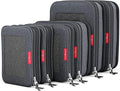 Compression Packing Cubes for Travel Organizers with Double Zipper, LeanTravel