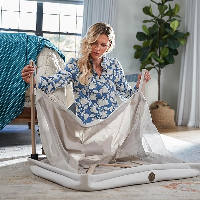 Maxi-Cosi Calao Travel Playard, Infant Bassinet, Toddler Playpen, Portable, Lightweight, Foldable, Easy Setup, with Carry Bag, Breathable Mesh, Classic Graphite