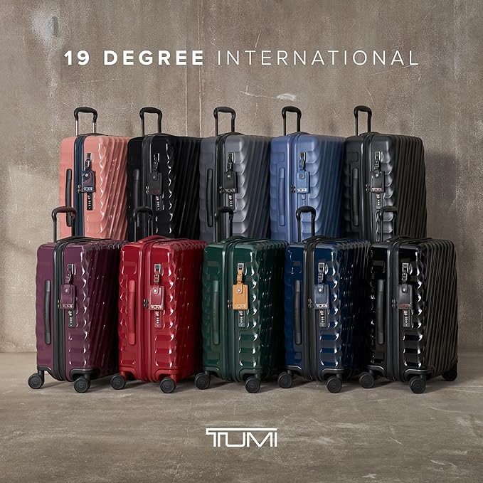 TUMI - 19 Degree International Expandable 4 Wheeled Carry-On - Hard Shell Suitcase - 21.8" X 14.0" X 9.0" - Red