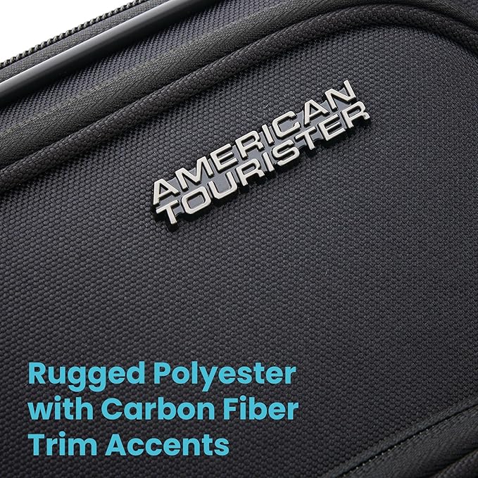 American Tourister 4 KIX 2.0 Expandable Softside Luggage with Spinner Wheels, 20 SPINNER, CLASSIC BLUE