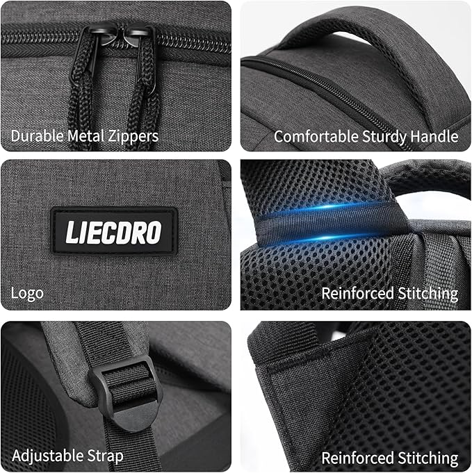 Black Backpacks for Men, Backpack for School, School Backpack for Boys Teens, 17.3 inch Laptop Back Pack with USB Charging Port, College Book Bag, Business Work Travel Bookbag, mochilas para hombres