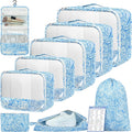 BAGAIL 9 Set Packing Cubes Luggage Packing Organizers for Travel Accessories
