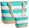 YOOLIFE Beach Bags for Women - Travel Canvas Beach Tote, Pool Waterproof Bag, Travel Essentials, Gifts for Women Birthday